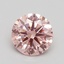 1.50 Ct. Fancy Intense Pink Round Lab Grown Diamond