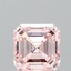 2.50 Ct. Fancy Intense Pink Asscher Lab Grown Diamond