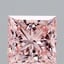2.05 Ct. Fancy Vivid Pink Princess Lab Grown Diamond