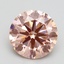 3.00 Ct. Fancy Intense Pink Round Lab Grown Diamond