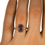 The Muna Ring, smallzoomed in top view on a hand