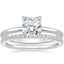 Platinum Petite Elodie Ring with Luxe Ballad Diamond Ring