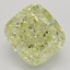 5.01 Ct. Fancy Yellow Cushion Diamond