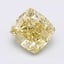 1.58 Ct. Fancy Yellow Cushion Lab Grown Diamond