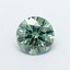 1.21 Ct. Fancy Vivid Green Round Lab Grown Diamond