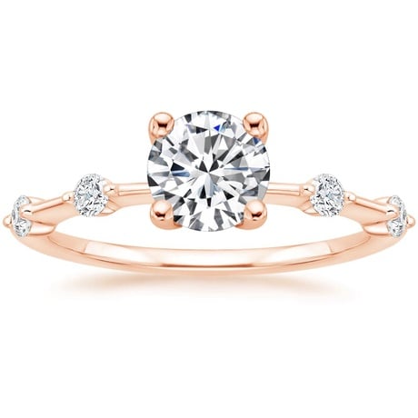 14K Rose Gold Aimee Diamond Bridal Set