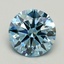 2.01 Ct. Fancy Intense Blue Round Lab Grown Diamond