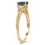 The Gabriellia Ring, smalltop view on a hand