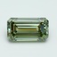 3.06 Ct. Fancy Vivid Green Emerald Lab Grown Diamond