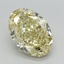 2.66 Ct. Fancy Yellow Oval Lab Grown Diamond