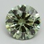 4.01 Ct. Fancy Vivid Green Round Lab Grown Diamond