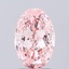 2.12 Ct. Fancy Vivid Pink Oval Lab Grown Diamond