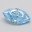 1.84 Ct. Fancy Vivid  Blue Marquise Lab Grown Diamond