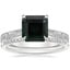 18K White Gold Elsie Ring with Whisper Diamond Ring (1/10 ct. tw.)