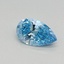 0.31 Ct. Fancy Vivid Blue Pear Lab Grown Diamond