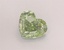 1.39 Ct. Fancy Vivid  Green Heart Lab Grown Diamond