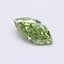 0.50 Ct. Fancy Vivid Green Marquise Lab Grown Diamond
