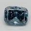 3.02 Ct. Fancy Vivid  Blue Cushion Lab Grown Diamond