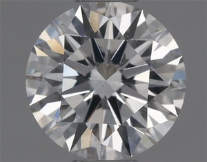Round diamond — real photo