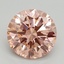 2.55 Ct. Fancy Intense Pink Round Lab Grown Diamond