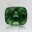 7.2x6.1mm Green Cushion Sapphire
