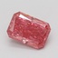 1.08 Ct. Fancy Vivid Pink Radiant Lab Grown Diamond
