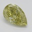 1.01 Ct. Fancy Brownish Greenish Yellow Pear Diamond