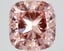 5.08 Ct. Fancy Intense Brownish Pink Cushion Lab Grown Diamond