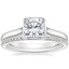 Platinum Luna Ring with Whisper Eternity Diamond Ring (1/4 ct. tw.)