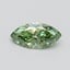 0.53 Ct. Fancy Vivid Pacific Green Marquise Lab Grown Diamond