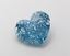 2.79 Ct. Fancy Vivid Blue Heart Lab Grown Diamond