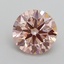 2.00 Ct. Fancy Intense Pink Round Lab Grown Diamond
