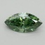 1.51 Ct. Fancy Vivid Green Marquise Lab Grown Diamond