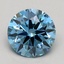 1.06 Ct. Fancy Vivid Blue Round Lab Grown Diamond