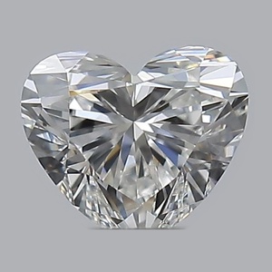 Heart diamond — real photo