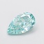 1.29 Ct. Fancy Vivid  Blue Pear Lab Grown Diamond