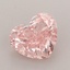 1.18 Ct. Fancy Vivid  Pink Heart Lab Grown Diamond