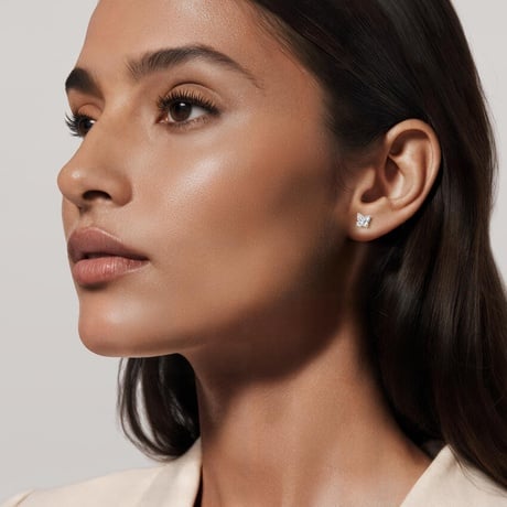 Butterfly Custom-Cut Lab Diamond Stud Earrings (1 1/4 ct. tw.)