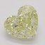 1.00 Ct. Fancy Light Yellow Heart Diamond