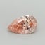 0.34 Ct. Fancy Vivid Pink Pear Lab Grown Diamond