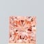 0.94 Ct. Fancy Vivid Pink Princess Lab Grown Diamond