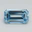 1.53 Ct. Fancy Intense Blue Emerald Lab Grown Diamond