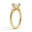 Angled Three Stone Baguette Diamond Ring, smallside view