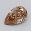 0.30 Ct. Light  Brown Pear Lab Grown Diamond