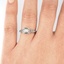 The Galana Ring, smalltop view on a hand