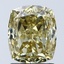 2.04 Ct. Fancy Intense Yellow Cushion Lab Grown Diamond