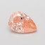 0.54 Ct. Fancy Vivid Pink Pear Lab Grown Diamond