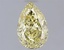 1.10 Ct. Fancy Vivid Yellow Yellow Pear Lab Grown Diamond