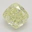 1.10 Ct. Fancy Light Yellow Cushion Diamond