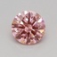 0.31 Ct. Fancy Vivid Pink Round Lab Grown Diamond
